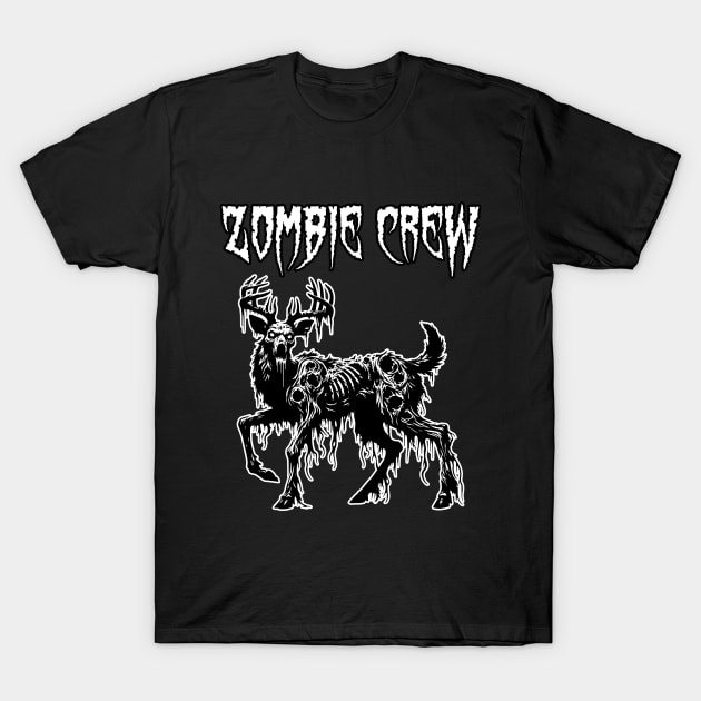 Zombie Crew Deer T-Shirt by Grave Digs